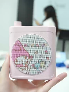 Sanrio Wireless Portable Amplifier Lavalier Guide Dedicated Loudspeaker M29 HelloKitty Cartoon Smart Bluetooth Chip Microphone Little Bee Megaphone MIC Birthday Gift Hello Loud speaker