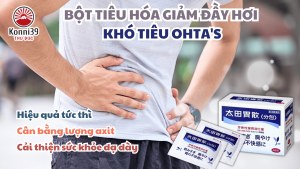 BỘT HỖ TRỢ TIÊU HÓA OHTA S (HỘP 48 GÓI - MỖI GÓI 1.3GR)