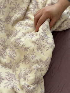 Aiyinong Class A Aerobic Cotton Double-Layer Yarn Bed Sheet Fitted Sheet Aiyinong New Arrival Bed Sheet Can Be Equipped with Three Or Four Piece Suit