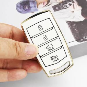 4 Bottons TPU Car Smart Key Case For HYUNDAI 2020 Genesis G70 G80 EQ900 G90 Cover Auto Key Fob Shell Protector Accessories