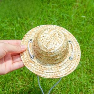 Pet Rabbit Hat Summer Outdoor Ear Drop Rabbit Dwarf Rabbit Cat Dog Fisherman Cap Sun Protection Headwear for Pets
