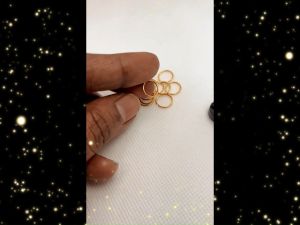Dasmitha plain thin valayam nose ring  {mukuthi}  cod 16carat nose stud