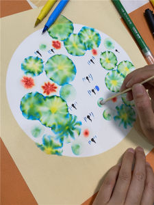 Creative Smudging Painting Material Kit for Kindergarten And Primary School Students Watercolor Pens Drawing Art Supplies