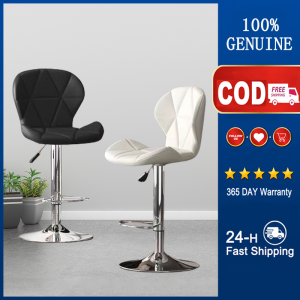 Bar Stool High Chair Set Of 2 Radar appearance Swivel Chair Air Lift Adjustable High Chair Bar Stool 360°  Swivel Seat Counter Modern High Chair