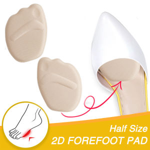 Women High Heel Non-slip Foam Insoles Forefoot Toe Support Pads Foot Care Tool