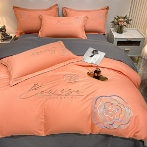 Embroidered Comfortable Cotton Bedding Set