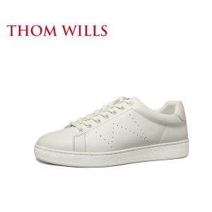 ThomWills Genuine Leather Casual Shoes Mens Business Suit Leisure Shoes Khaki Sports Board Shoes Mens Autumn Season