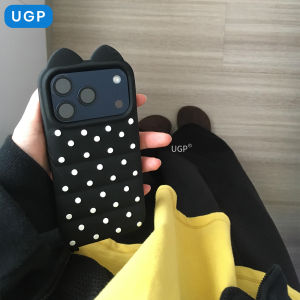 UGP | Dotted Matte Cat Ear Design Protective iPhone Case