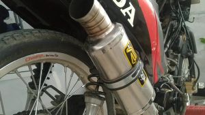Knalpot RCB Racing Silencer Oval Motor Jupiter z Vega Supra Revo Atrea Smash110 Shogun