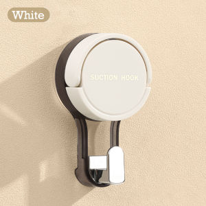 1/2PCS Suction Cup Hooks No Punching Wall Hooks for Bathroom Kitchen Bedroom Reusable Towel Clothes Hanger Hook Home Organizer