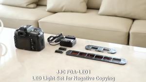 JJC | Bộ Đèn LED Quét Phim Âm Bản JJC 35mm Bộ Chuyển Đổi Kỹ Thuật Số 10 Cấp Độ Có Thể Điều Chỉnh Cho Ảnh Cũ