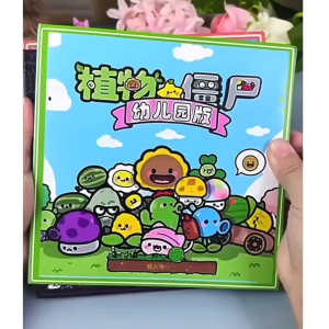 EasyB | 2pcs Plants vs. Zombies Childrens Edition Magnetic Quiet Book Game Board with Sunflowers and Zombies Characters