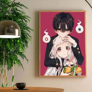 Bandai | Anime T-Toilet-bound H-Hanako-kun Bộ Tranh Kim Cương Khu Vực Dán Đầy Đủ Tinh Tế Khảm Thủ Công Nghệ Thuật Phong Cách Nhật Bản Trang Trí Nhà Quà Tặng