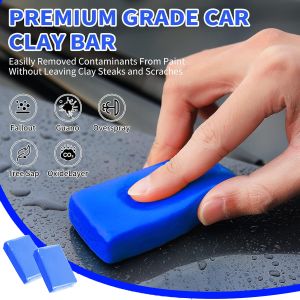 Premium Clay Bar Kit for Auto Detailing - Deep Cleans Paint & Restores a Smooth Finish | Removes Bugs Tar & Overspray