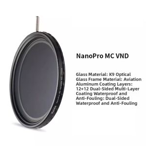 Haida | Haida NanoPro VND Variable Density Neutral Density Filter Long Exposure Photography Lens Filter Suitable For Canon Nikon Sony Fuji Cameras