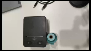 Printer Termal Bluetooth Desktop 80mm PUTIAN POS (Label Sticker + Cashier Bill) Printer 2-in-1