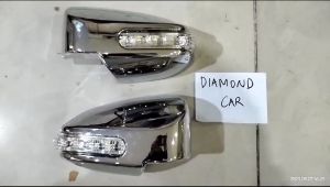 Toyota Etios Valco Ring List Garnis Cover Spion Chrome Pakai Lampu