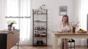 Shelf 6-Tier Bookshelf Bookcase Shelf Storage Rack Organizer Rack Shelves With Metal Frame For Bedroom Bookcase Shelf书架花架置物架