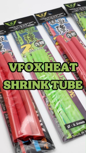 VFOX Heat Shrink Tube with Glue Fishing Hook Heat Shrink Tubing 3 to 1 Shrink Ratio