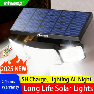 2026 New Super Bright 108LED Solar Lamp Outdoor Garden Solar Led Light Waterproof Sunlight Powered Spotlight with Motion Sensor