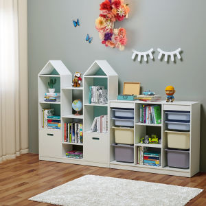 KEBIXIONG | Storage Shelving Unit for Children Books and Toys