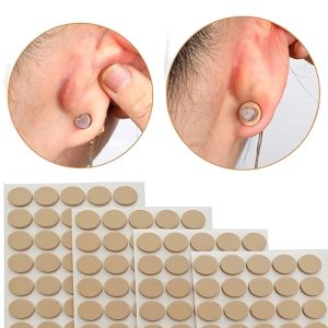 50pcs Earring Support Patches Earring Lifters and Backs for Support Pads Waterproof Lifting Patches Ear Lobe Backs Nude Color