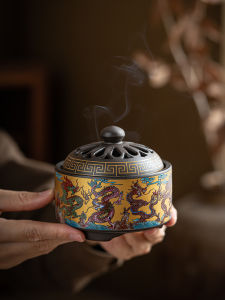 Indoor Ceramic Incense Burner Enamel Color Fireproof Pad Incense Stand Sandalwood Frankincense Diffuser Home Decor Accessories