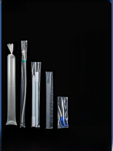 Thickened Long Thin Transparent Plastic Bag Ice Column Shaped Small Size Packaging Food Grade Plastic Bag for Gift Packaging