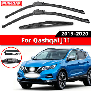 PINMOAP Wiper Blades Are Suitable For Nissan Qashqai J11 2013-2020 Seamless Silent Cleaning Windshield Wiper Blade Replacement