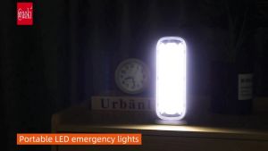 LAMPU EMERGENCY AOKI AK-7821 - BATERAI 2400MAH - CHARGER TYPE C - TAHAN LAMA