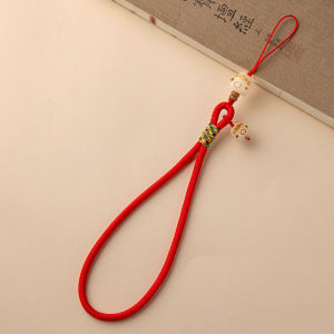 8090 Brand Short Mobile Phone Pendant Keychain Buddhist Cat Design Anti-Lost Premium Quality Digital Accessories for Electronics