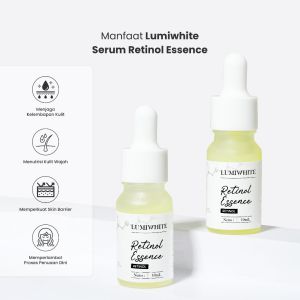 Promo 2pcs LUMIWHITE SERUM RETINOL ESSENCE 10ML ORIGINAL BPOM
