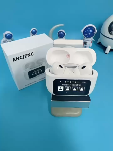 [Local delivery] A9 Pro TWS screen wireless Bluetooth earphones smart touch screen earbuds with noise reduction call microphone