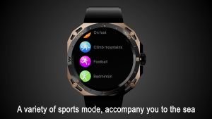 GT 5 Smartwatch 1.5inches IPS Full Viewing Angle Color Screen Chat GPT Compass Bus Code NFC Access Control GPS AI Voice Assistant Bluetooth Call Bluetooth Music Playback Weather Health Monitoring Multi-sport Mode Watch