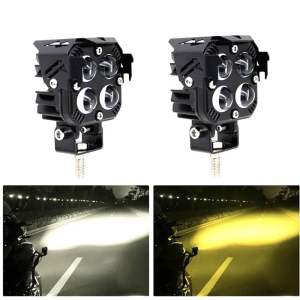 Lampu Tembak 4 Mata Fish eyes Laser 2 Warna 40 Watt