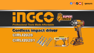 INGCO 20V 285NM CORDLESS IMPACT DRIVER | BRUSHLESS MOTOR | CIRLI2028