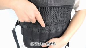 15Kg Trọng Vest Áo Khoác Có Thể Điều Chỉnh Trọng Lượng Tập Thể Dục Weightloading Vest Đấm Bốc Đào Tạo Áo Ghi Lê