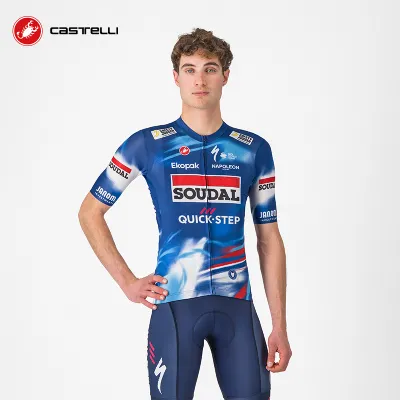 Castelli | เสื้อปั่นจักรยานแขนสั้นดูดซับเหงื่อสำหรับแข่งขัน