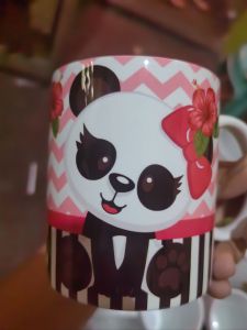 Cute Panda Mugs with Box As is or Customized Name Available Coffee Mugs