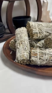SI White Sage Smudge Stick (4 inch) - Purifying Cleansing with Aromatic Fragrance