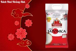 Gạo Japonica Neptune túi 5Kg - Dẻo mềm - Làm Cơm Cuộn  shushi