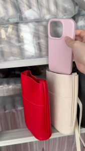 Momoshop พร้อมส่ง✔ กระเป๋าใส่โทรศัพท์มือถือ สะพายข้างได้ ทรงสวย หนังPu มี3สี