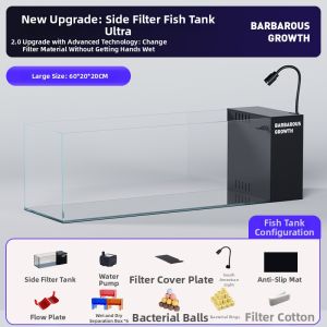 Tailwise | Ultra-clear Glass Filtered Self-cycling Aquarium Set