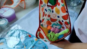 LAKOE Celemek Makan Bayi Waterproof/Bib Bayi 0-3 Tahun