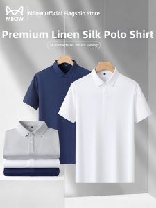 MiiOW | Sericin Blend Quick-Dry Polo Shirt for Men