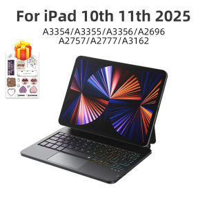 Slimline Magic Keyboard for iPad Pro 11 12.9 2018-2022 Air 4 5 Smart Cover for iPad 10th Gen 11th A16 2025 Air 11 13 M2 M3 Case