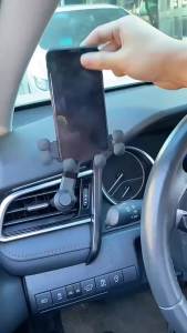 Universal Gravity Car Phone Holder 360 Degree Adjustable Air Vent Phone Mount CellPhone Bracket Stand Vehicle Driving Navigation
