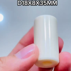 INDOBASE Keramik Piston Putih D18x8x35mm Spare Part Pompa Triplex 1 Pcs