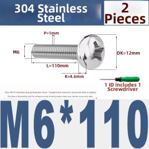 qd | 304 Stainless Steel Crosshead Screws