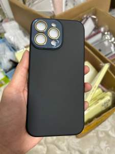 [CÓ IP 18] Ốp Điện Thoại Silicon Dẻo Lưng Cứng Phủ Nhung Có Bảo Vệ Cam - Hàng Cao Cấp Cho iPhone 12/13/14/15/16/17/18 ProPro Max